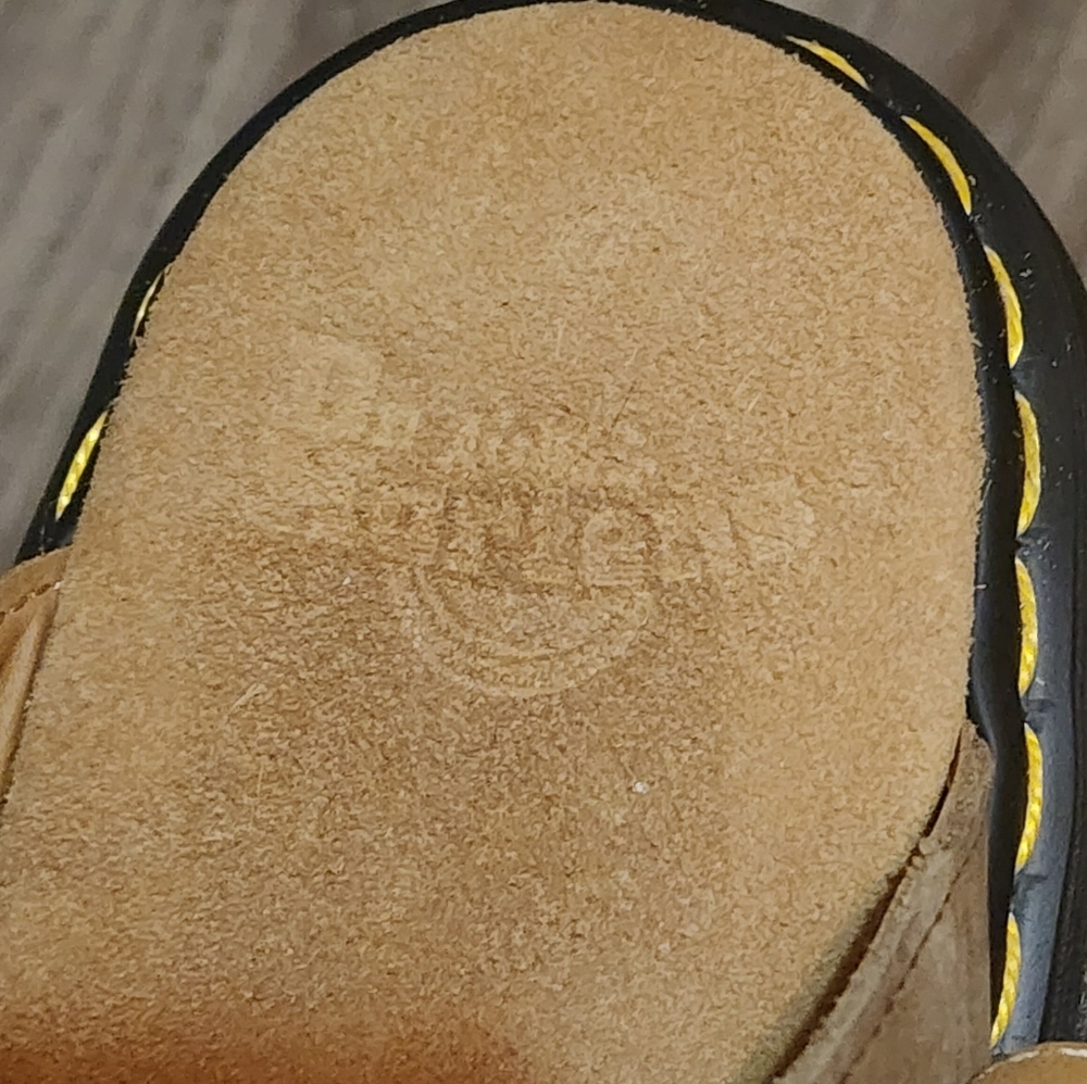 Dr. Martens Jorge II Tan Leather Backstrap Clogs - Picture 7 of 8